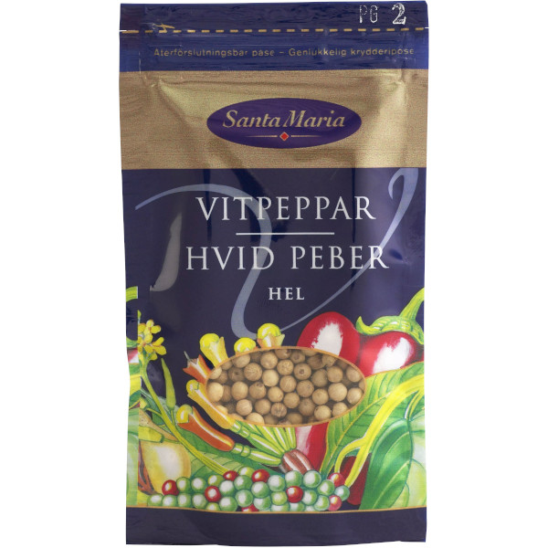 Santa Maria Vitpeppar Hel