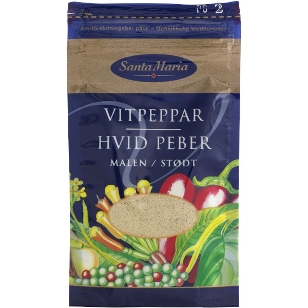 Santa Maria Vitpeppar Malen