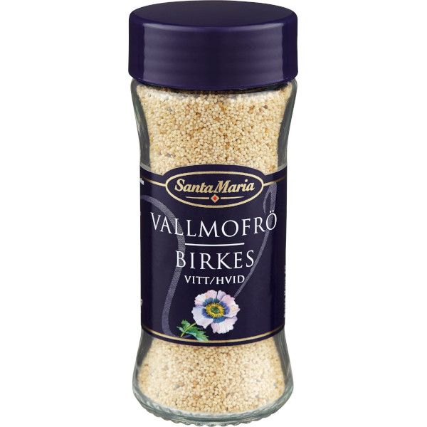 Santa Maria Vallmofrö Vitt
