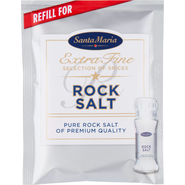 Santa Maria Kryddkvarnsrefill Rock Salt