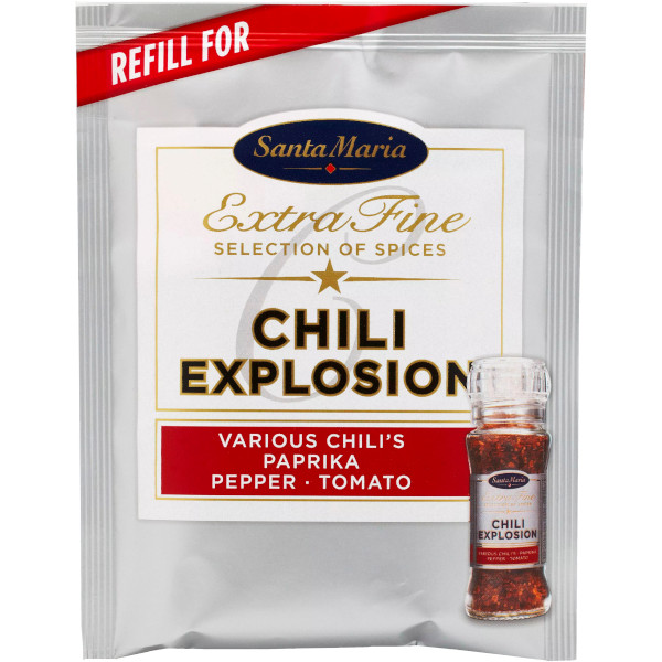 Santa Maria Kryddkvarnsrefill Chili Explosion