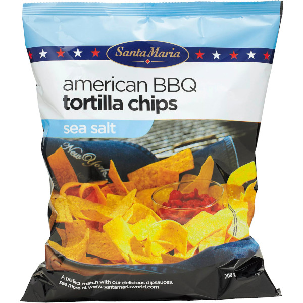 Santa Maria American BBQ Tortilla Chips Sea Salt
