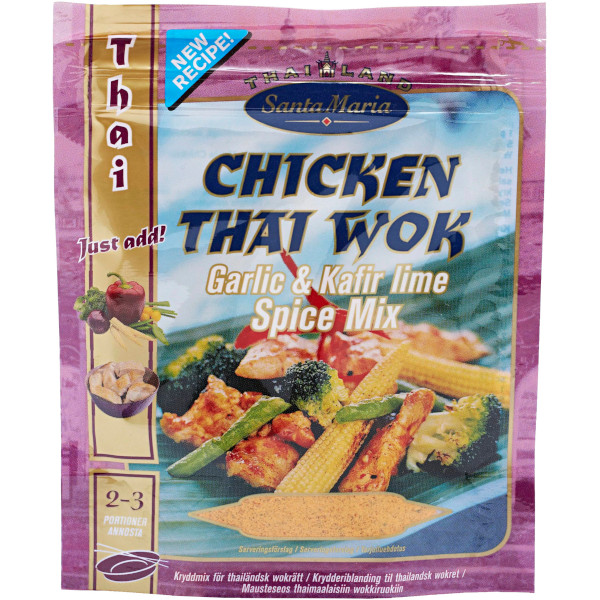 Santa Maria Kryddmix Chicken Thai Wok Garlic & Kafir Lime