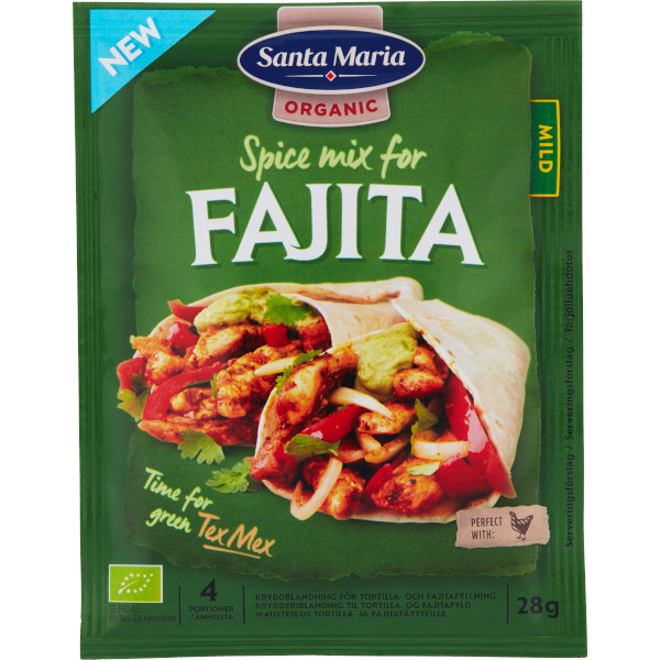 Santa Maria Kryddmix Fajita Organic