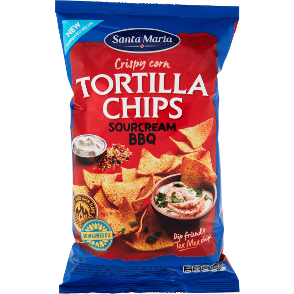 Santa Maria Tortilla Chips Sourcream BBQ