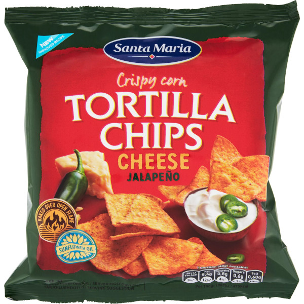 Santa Maria Tortilla Chips Cheese Jalapeño