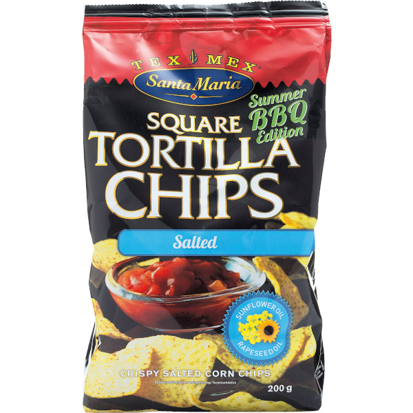 Santa Maria Tortilla Chips Square Salted