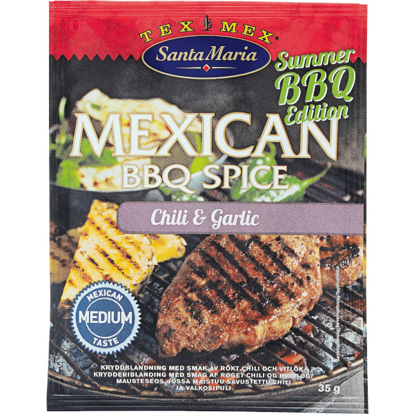 Santa Maria Kryddmix Mexican BBQ Spice Chili & Garlic