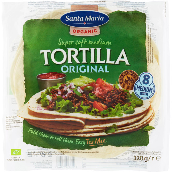 Santa Maria Tortilla Original Medium Organic