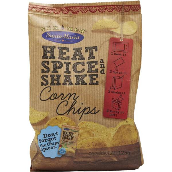 Santa Maria Corn Chips Heat-Spice-Shake