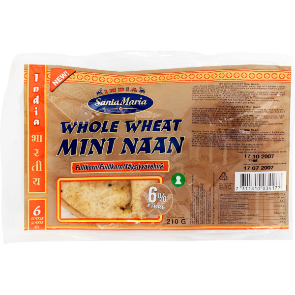 Santa Maria Naan Mini Fullkorn