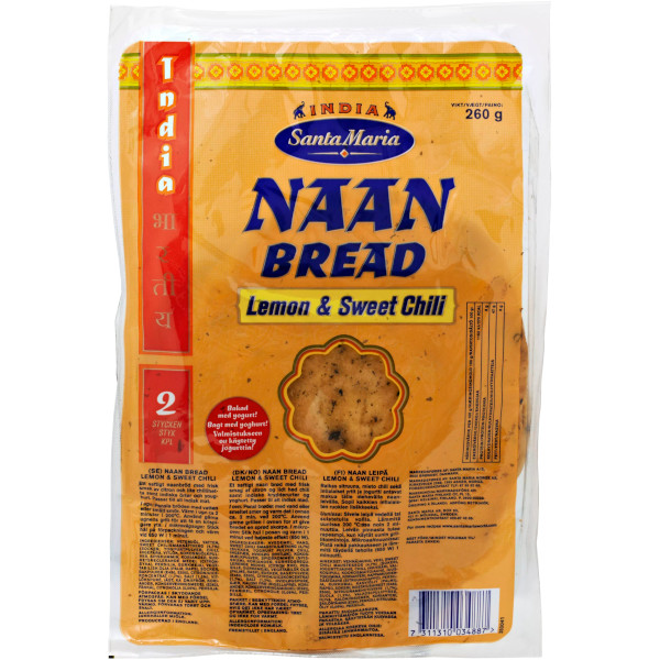 Santa Maria Naan Bread Lemon & Sweet Chili