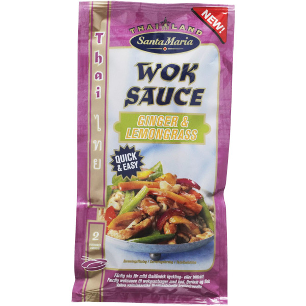 Santa Maria Wok Sauce Ginger & Lemongrass