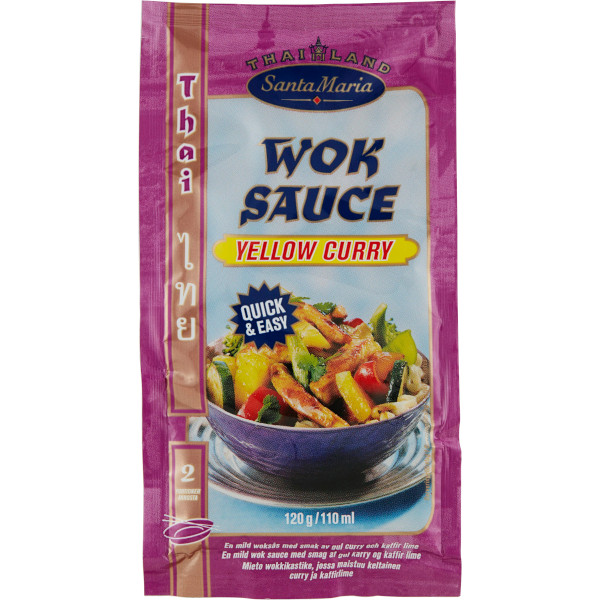 Santa Maria Wok Sauce Yellow Curry