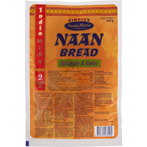 Santa Maria Naan Bread Coriander & Garlic