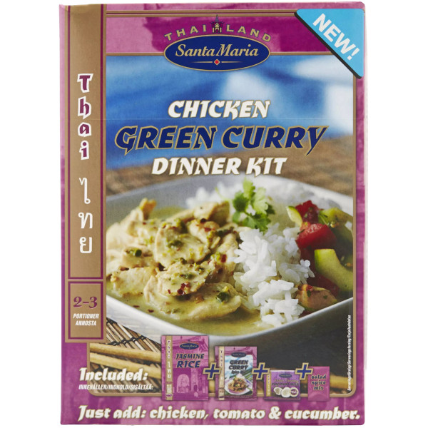 Santa Maria Dinner Kit Chicken Green Curry