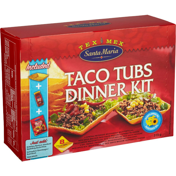 Santa Maria Taco Tubs Dinner Kit