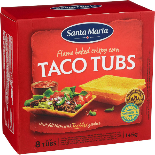 Santa Maria Taco Tubs