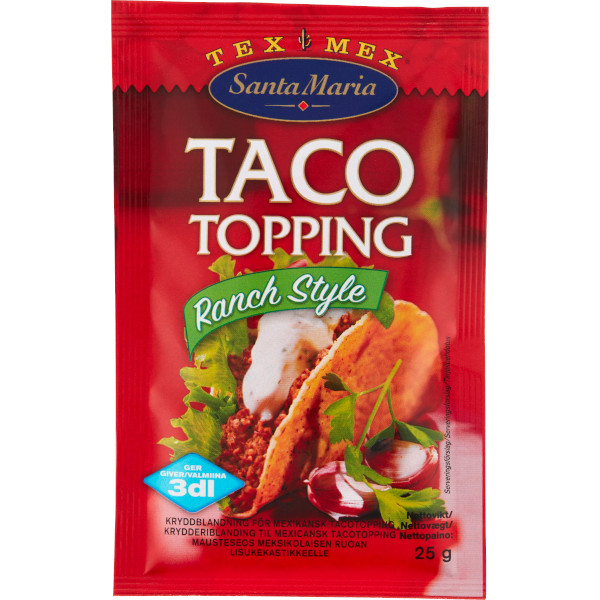 Santa Maria Kryddmix Tacotopping Ranch