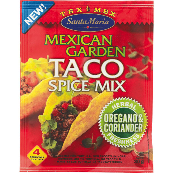 Santa Maria Kryddmix Taco Mexican Garden