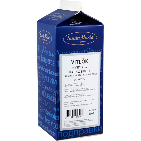 Santa Maria Vitlök Granulerad