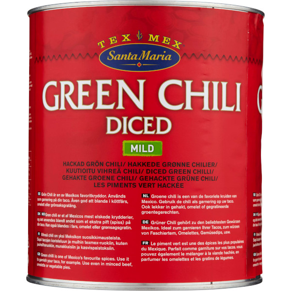 Santa Maria Jalapeños Green Diced Mild