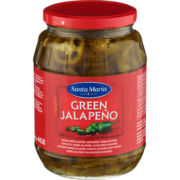 Santa Maria Jalapeños Green Skivad