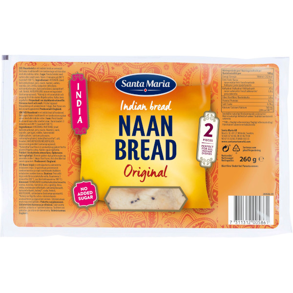 Santa Maria Naan Bread Original