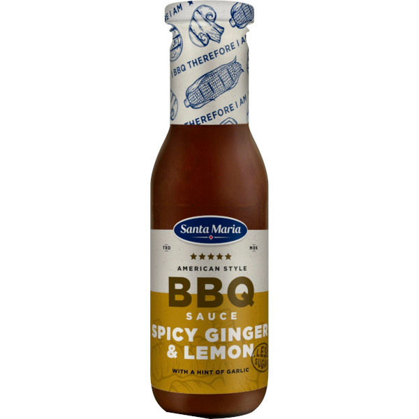 Santa Maria BBQ Sauce Spicy Ginger & Lemon