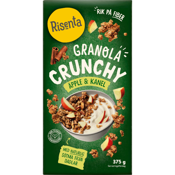 Risenta Crunchy Granola Äpple & Kanel
