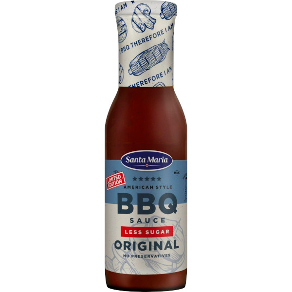 Santa Maria BBQ Sauce Original Less Sugar
