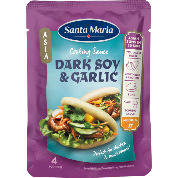 Santa Maria Cooking Sauce Dark Soy & Garlic