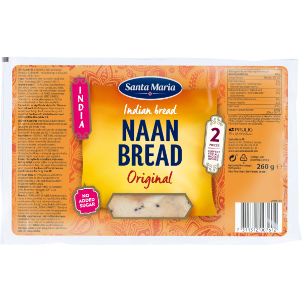 Santa Maria Naan Bread Original