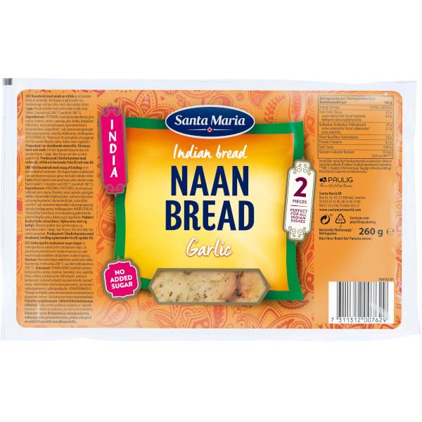 Santa Maria Naan Bread Garlic