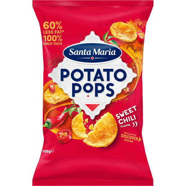Santa Maria Potato Pops Sweet Chili