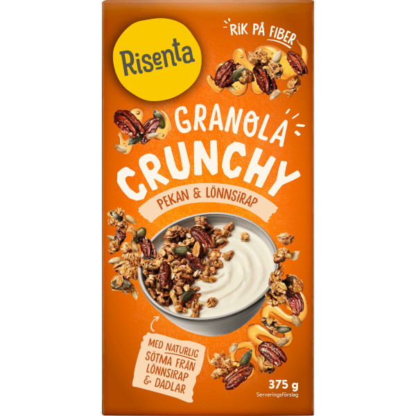 Risenta Crunchy Granola Pekan & Lönnsirap