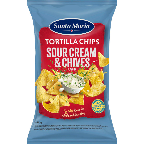 Santa Maria Tortilla Chips Sour Cream & Chives