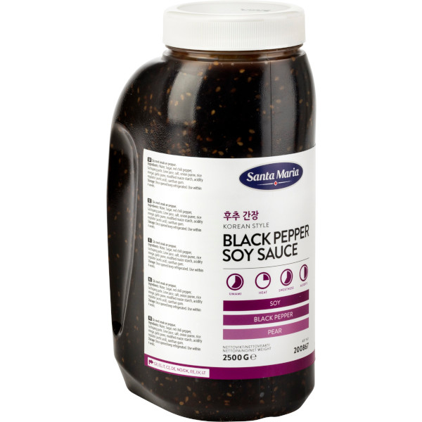 Santa Maria Black Pepper Soy Sauce