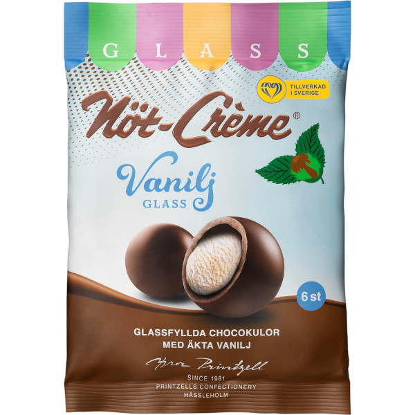 Nöt-Crème Chocokulor Vaniljglass