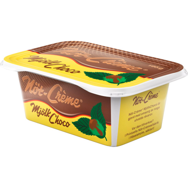 Nöt-Crème Hasselnötskräm Mjölkchoco