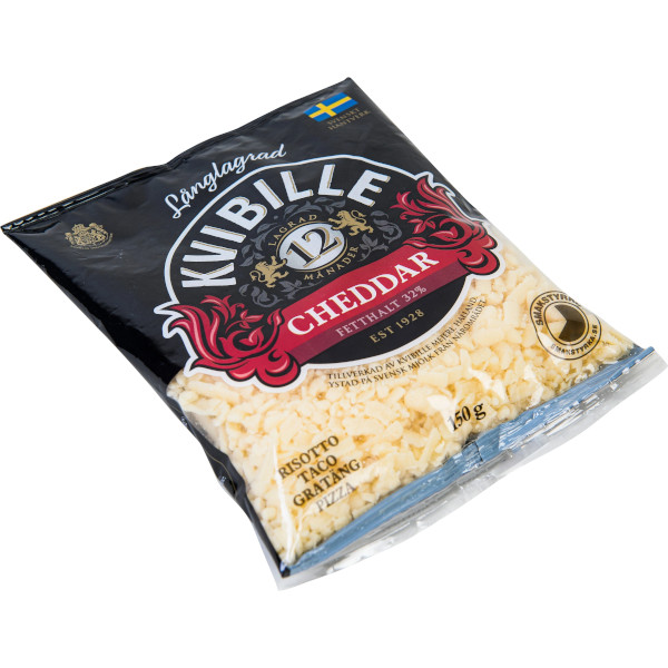Kvibille Cheddar Långlagrad Riven