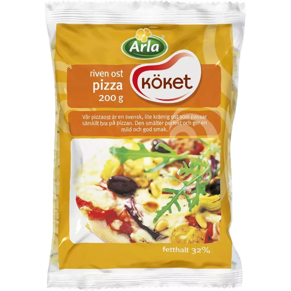 Arla Köket Riven Ost Pizza