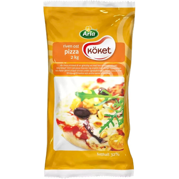 Arla Köket Riven Ost Pizza