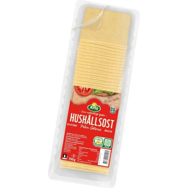 Arla Hushållsost Skivad