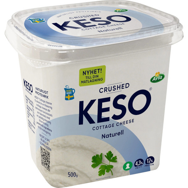 Keso Cottage Cheese Crushed Naturell