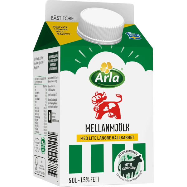 Arla Mellanmjölk ESL