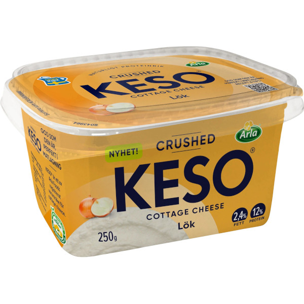 Keso Cottage Cheese Crushed Lök
