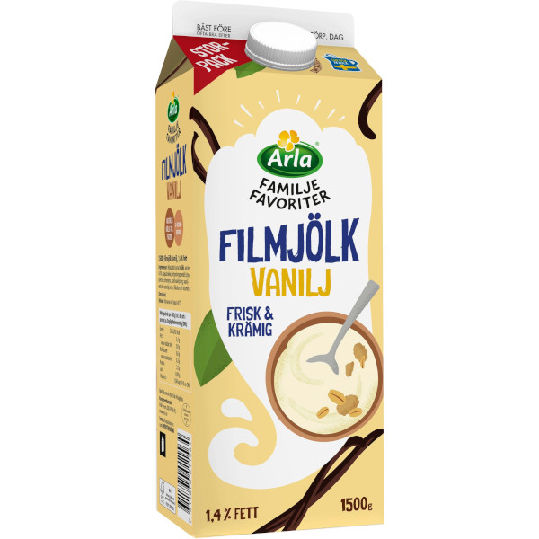Arla Filmjölk Familjefavoriter Vanilj