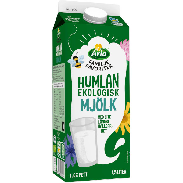 Arla Mjölk Familjefavoriter Humlan Ekologisk