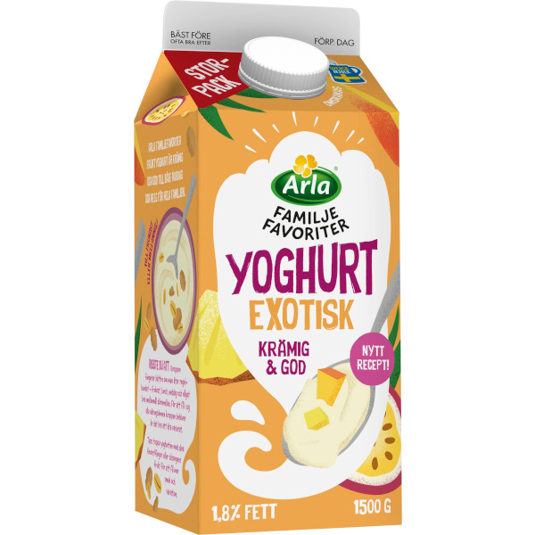 Arla Yoghurt Familjefavoriter Exotisk